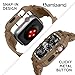 amBand Bands Compatible with Apple Watch 9/8/7 45mm, M1 Sport Series Rugged Case with TPU Strap Military Protective Tough Cover Bumper for iWatch SE3/SE2/SE/6/5/4/3 44mm 42mm Men Desert Tan