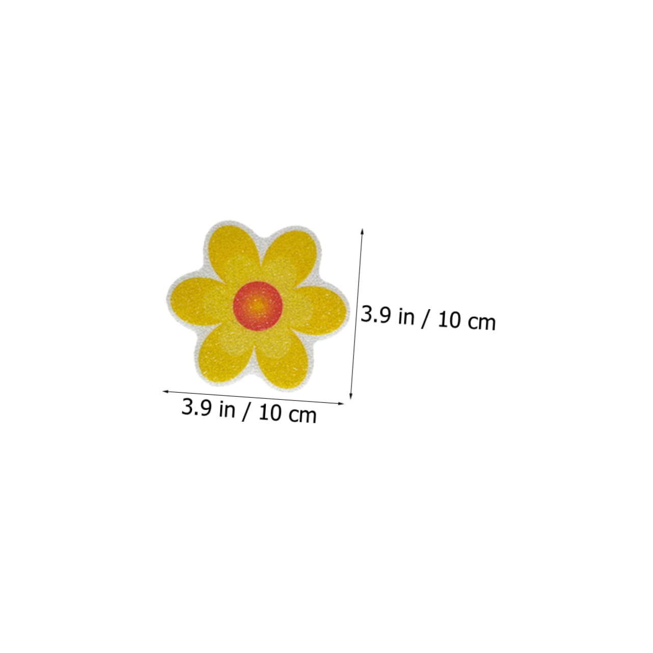 Ciieeo 2 Juegos Adhesivos Antideslizantes para Flores. Apliques De Bañera Agarre De La Bañera Pegatinas Colorida Piso Pegatinas De Polivinilo Dibujos Animados Grava Niño
