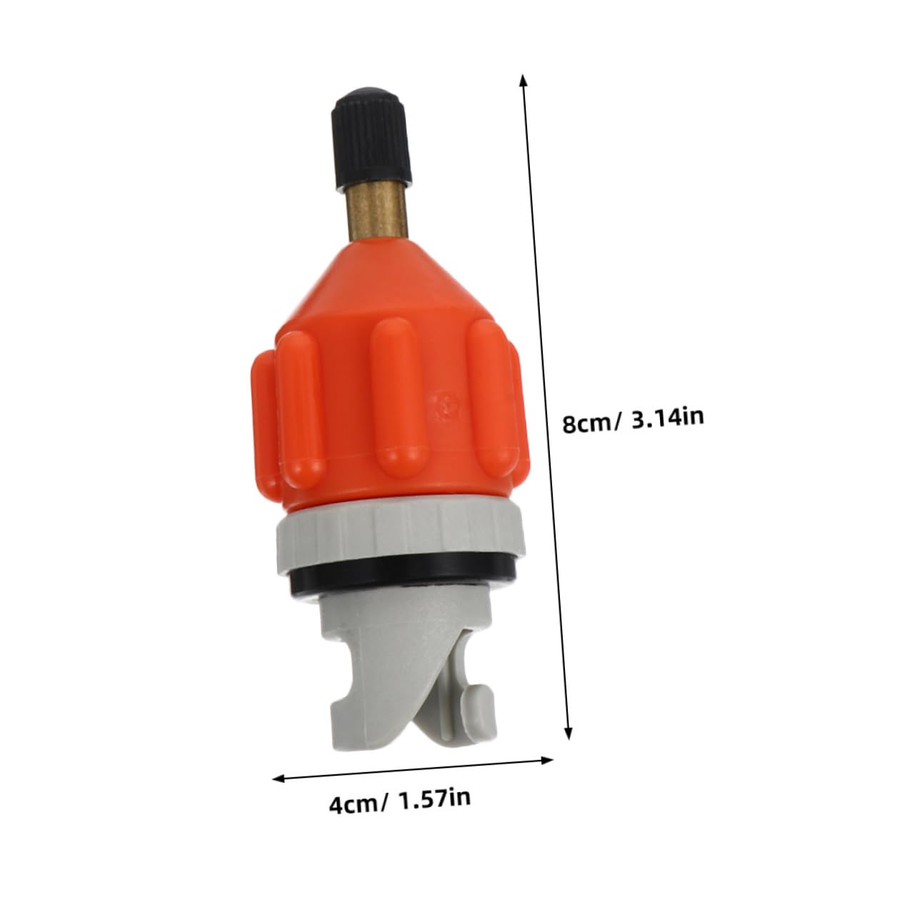 UPKOCH Adattatore Ugello Gas Ugelli Adattatore Valvola Pompa dell'Aria Air Pump Pompa Ad Aria Adattatore Pompa Gonfiabili Adattatore Pompa Letto Gonfiabile Rame Rosso