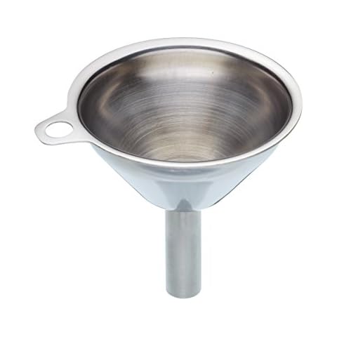 KitchenCraft Stainless Steel Mini Funnel for Bottling Cover