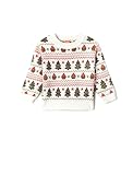 Koton Babygirl Patterned Sweater Long Sleeve Crew Neck
