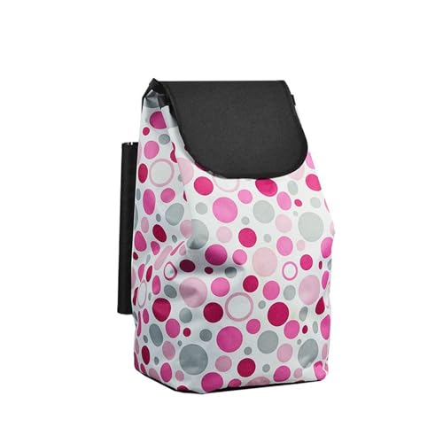 Bolsa de Repuesto para Carrito de La Compra de 40 L Plegable Portátil Impermeable de Tela Oxford (T862)