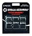 Stella Azzurra Tecno Spugna, Overgrip Unisex Adulto, Nero Carbone, Taglia Unica