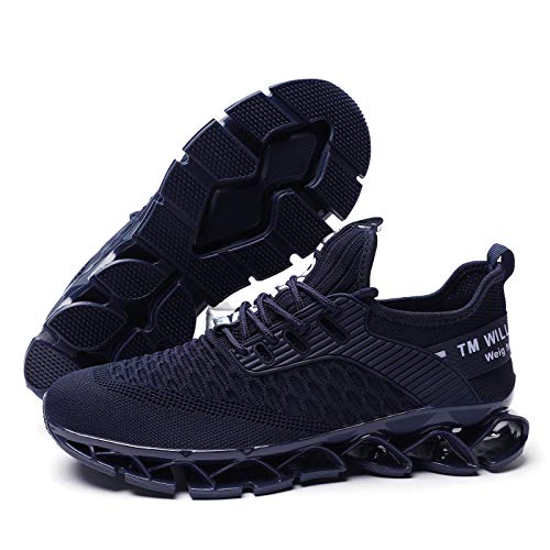 Image of Chopben Men's Running Shoes Blade Non Slip Fashion Sneakers Breathable Mesh Soft Sole Casual Athletic Walking Shoes