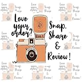 Wailozco Love Your Order Business Stickers,Snap and Share Sticker,Funny Review Sticerk for Small Business,Snap and Share Stickers for Business Packages Handmade Goods 240 PCS