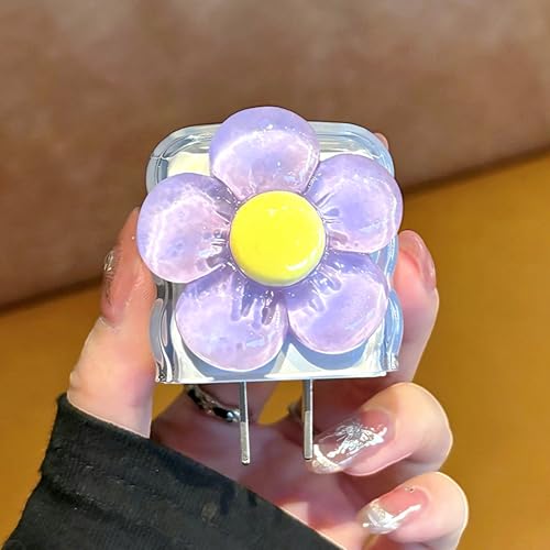 Protector de cargador de iPhone para evitar roturas de cables con diseño floral 3D 3