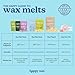 Happy Wax Savory Mix Premium Scented Natural, Non Toxic Soy Wax Melts – 6 Total Oz. of Scented Wax Melts. Includes: Cinnamon Chai, Apple Harvest, and Pumpkin Soufflé