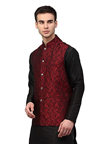Image of Jompers Men's Woven Design Waistcoat
