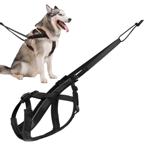 Zughundegeschirr,Reflektierendes Laufgeschirr Für Hunde | Komfortables Verstellbares Gurtzeug Für Schlitten Training Outdoor Aktivitäten