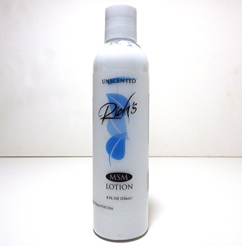 Rich's MSM Lotion Unscented 8 Fluid oz