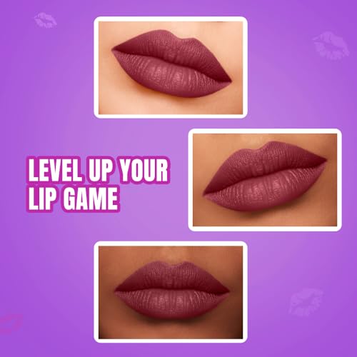 Image of Elle 18 Color Pops Matte, Brown Temptation, Matte Finish, Moisturising Bullet Lipstick, Infused with Shea Butter and Jojoba Oil| 4.3g