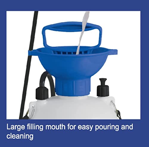 Brufer 72022 Sprayer For Lawns And Gardens Or Cleaning Decks, Siding And Concrete - 1.1 Gallon (4L) With Pressure Release Valve #TOP1