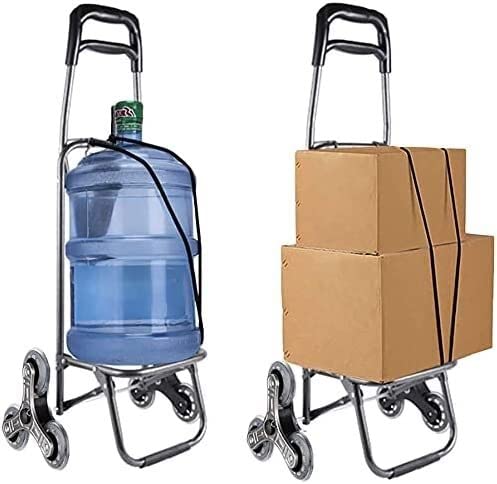 Einkaufstrolley Zusammenklappbarer Einkaufswagen Zusammenklappbarer Einkaufswagen, Treppensteigwagen Hält Bis Zu 25 Kg… – Bild 3