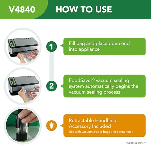 Foodsaver FSFSSL4840-000 4800 Series Vacuum Sealer Machine thumb #4