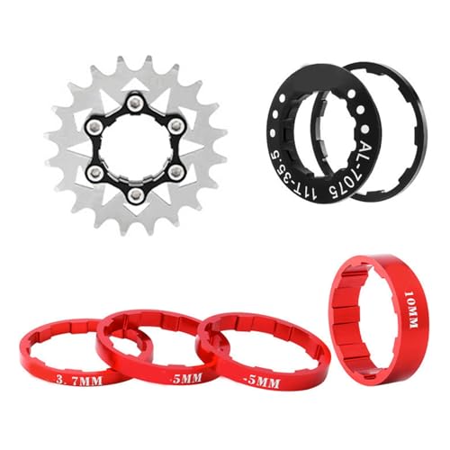 Ksikdeg Cassettes - Ruedas libres para bicicleta de montaña, ruedas libres de alta resistencia, rueda de inercia de una sola velocidad fácilmente