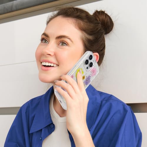Coque iPhone 14 Pro Max fleur séchée véritable artisanale - 7