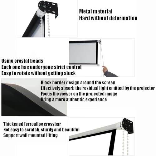 Pantalla manual para proyector 50'' 4:3 miniatura 4