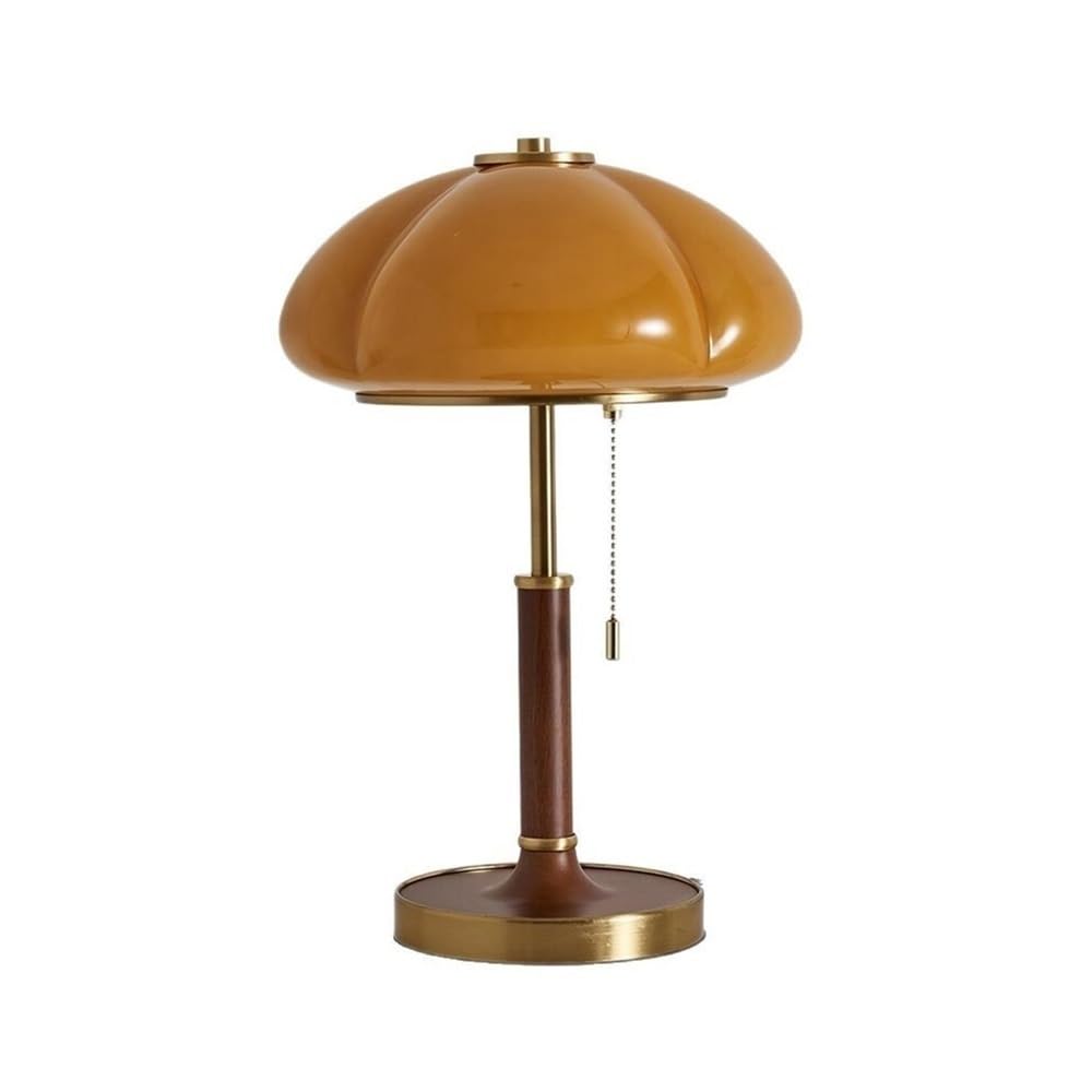Hhmmei2024-23 Table Lamps Bedroom Bedside Table Lamp Office Desk Study Decorative(Yellow)