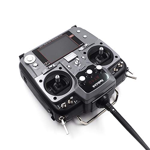 Radiolink AT10 II 2.4Ghz 12CH 12 Channel Remote Controller System Radio Transmitter & R12DS Receiver PRM-01 Voltage Return Module for DIY FPV RC Helicopter Quadcopter Drone (Grey Radiolink AT10 II 2.4Ghz 12CH 12 Channel Remote Controller System Radio Transmitter & R12DS Receiver PRM-01 Voltage Return Module for DIY FPV RC Helicopter Quadcopter Drone (Grey