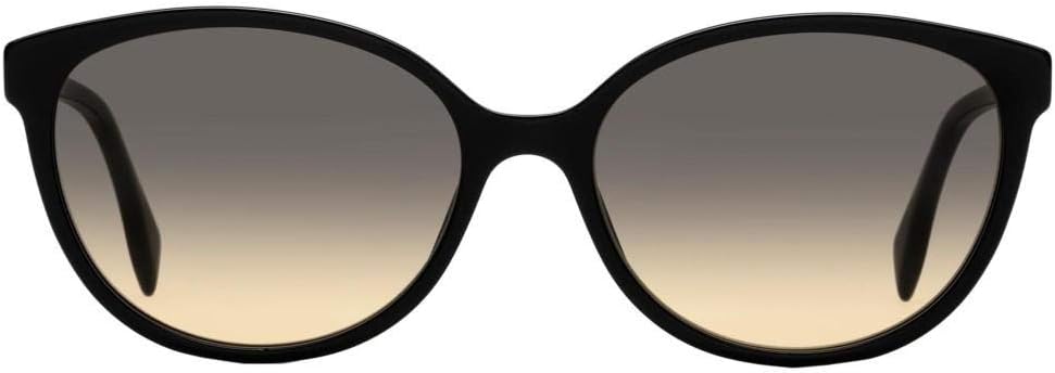 Fendi FF0373/S 807 Black FF0373/S Round Sunglasses Lens Category 2 Size 57mm