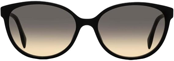 Fendi FF0373/S 807 Black FF0373/S Round Sunglasses Lens Category 2 Size 57mm