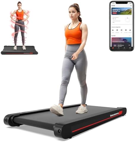 Sperax Tapis de Marche Vibrant 4 en 1 Tapis de Course avec Téléco...