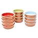 ToCi Tacka do zapiekanek Tapas | miska Cazuela 175 ml | miseczki na desery z gliny, śródziemnomorskie, Ø 11,5 cm | tradycyjny produkt gliniany z Hiszpanii (zestaw 12 kolorowy)