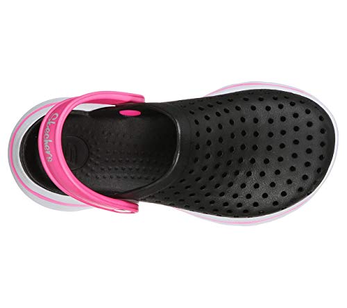 Image of Skechers Girls Color Blocked Slip on Clog Sneaker