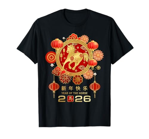 Chinese New Year 2026 Year of The Horse T-Shirt