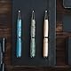 Sknrlko 20 Stk. 7mm Slim Pen Set mit Nachfüllungen -Drehkugelschreiber-Set für DIY Kupfer Lehrer Studenten C