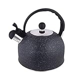 BLBO whistling tea kettle, tea kettle for stove top 2.5Quart Food Grade Stainless Steel Teapot with