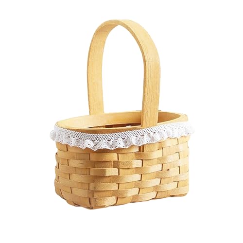 Générique Paniers En Osier Avec PoignéEs, Mini Paniers En Rotin Pour La DéCoration IntéRieure, Les Pique-Niques Et Les FêTes.
