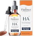 2.11 oz. Organic Hyaluronic Acid Face Serum. Anti-Aging Moisturizer for Hydrating, Brightening, Plumping & Smoothing Skin.With Niacinamide, B5 & Vitamin C for All Skin Types