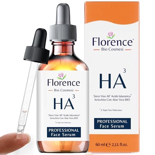 2.11 oz. Organic Hyaluronic Acid Face Serum. Anti-Aging Moisturizer for Hydrating, Brightening, Plumping & Smoothing Skin. Vegan Skincare Face Serum with Niacinamide, B5 & Vitamin C for All Skin Types