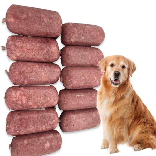 TRUEPAWS Raw Foods High-Protein Raw Dog Food - Frozen Chicken Mince - 10kg (20 × 500g) - Natural & Grain-Free Meal for Dogs - Dog Meal