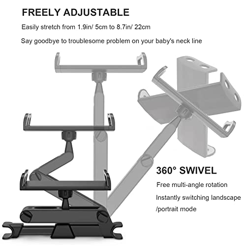 Timewall MOUNT-CHM11-BLACK Car Headrest Tablet Mount thumb #2