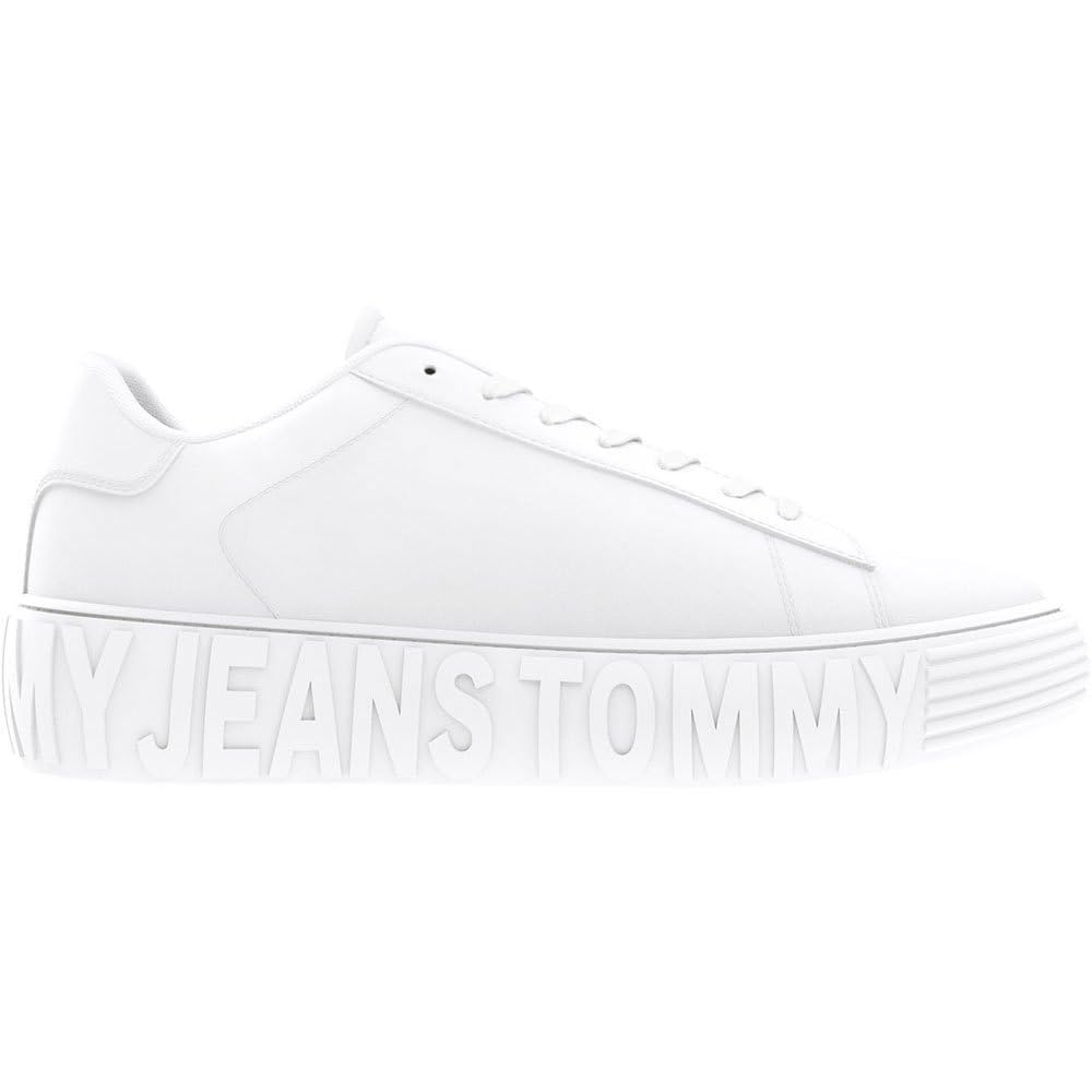 Tommy Jeans Tjw Leather Cupsole Ess En0en02507 Sneaker con suola cupsole Donna
