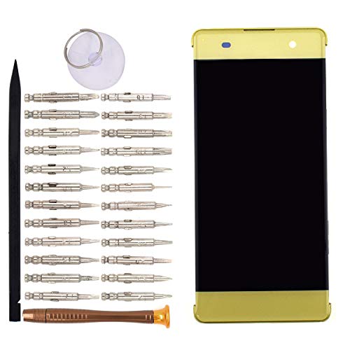 Image of LCD Display Touch Screen Assembly with Frame Replacement for Sony Xperia XA F3111 F3113 F3113(Lime Gold)