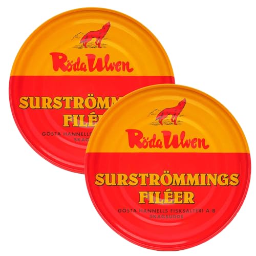 Surströmming - Filets de hareng fermentés suédois en boîte - 2 boîtes de 300g - Défi Surströmming