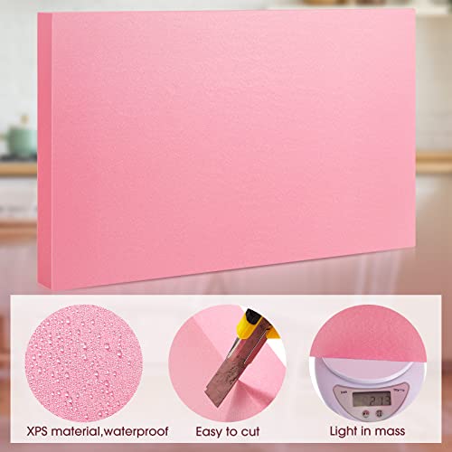 Xps Foam 12 x 15" and 12 x 7.5" Polystyrene Rectangles Foam Board Craft for DIY Modeling Art Supplies Home(4 Pcs,Thickness:1 Inch) - Image 3