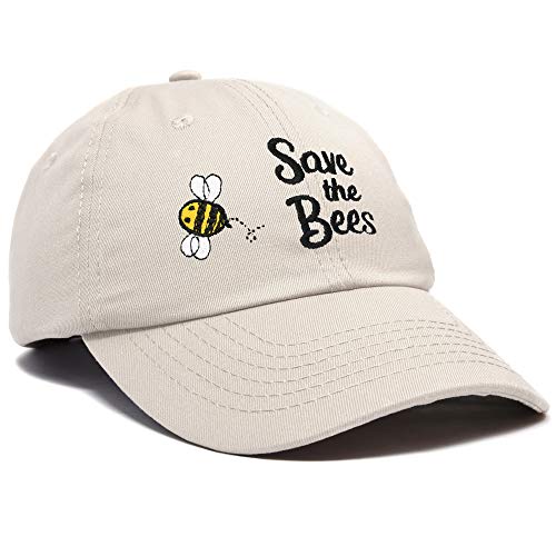 Image of DALIX Save The Bees Baseball Cap Dad Hat Embroidered Women Girls