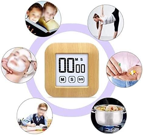 Timery, inteligentna prasa kuchenna Timer do ekranu Cyfrowy minutnik do gotowania Zegar magnetyczny LCD ABS Stoper Minutnik kuchenny
