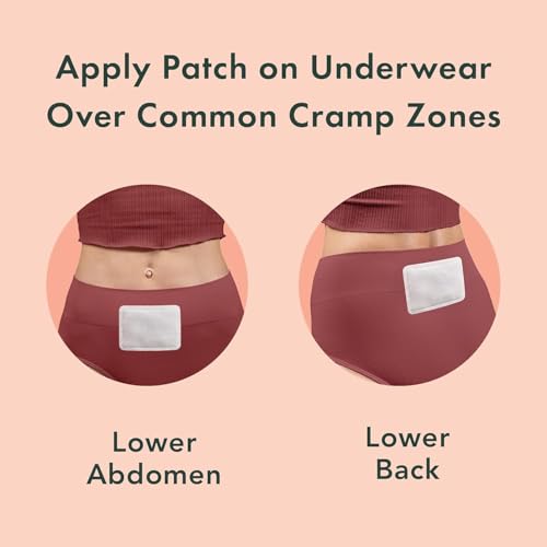 Image of Rael Thin Herbal Heating Patches, Feminine Period Care for Cramps (16 Ct)