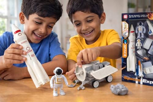 Image of Rocket Toy Science Toy Chandrayaan Space Mission Toy Set for Kids | ISRO Inspired Mars Orbiter Mission & Gaganyaan Playset with Rocket, Shuttle, Rover & Astronauts (Space Explorer)
