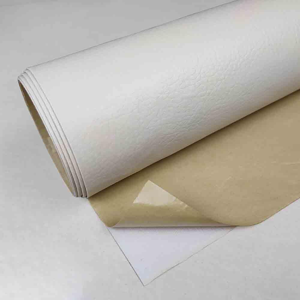 Selbstklebendes PU-Reparatur-Patchband-Set – 0,8 mm dicke Vinyl-Reparatur ohne Hitze und ohne Nähen(White,19x52 in)