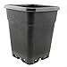 Blumentopf 7 Liter Vierkant viereckig 20 x 20 x 25 cm Schwarz Stabil