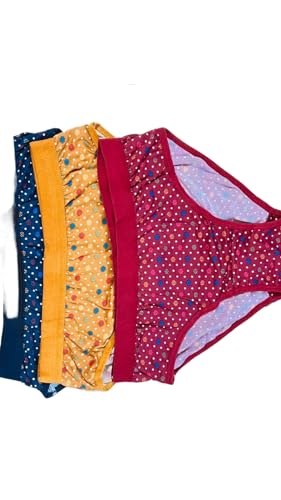 Image of N SHAP LINGERIE'S 6-Pack Cotton Underwear for Women Sexy Low Rise Ribbed Hipster Breathable Soft Womens Bikini Panties Cheeky S-XL