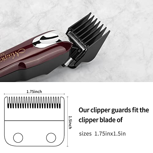 YINKE Trimmer Aufsätze Aufsteckkamm Set für Wahl Haarschneidemaschine Magic Clip Trimmer Rasierer, 10 Schnittlängen sind 1.5mm, 3mm, 4.5mm, 6mm, 10mm, 13mm, 16mm, 19mm, 22mm,25mm(10PC)
