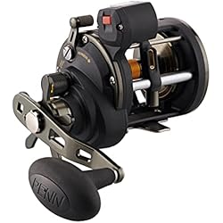 Carrete Multiplicador Jigging PENN Squall II Level Wind Multiplier Carrete de Pesca – Barco, Kayak o Orilla – Multiplicador Fuerte y Potente para Peces Grandes