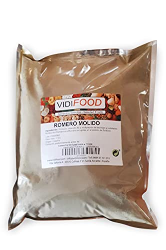 Romarin Moulu - 1kg - Assaisonnement au Romarin pur Entièrement Naturel pour la Cuisine Italienne et Méditerranéenne Cover